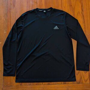 Adidas Climalite Men’s Performance Dri-Fit Shirt – Black, Size XL